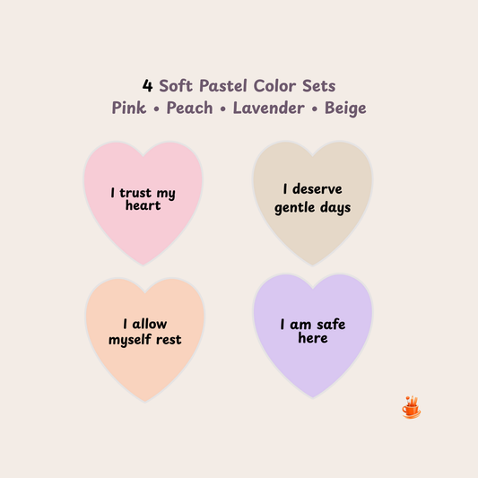 Affirmation Heart Stickers