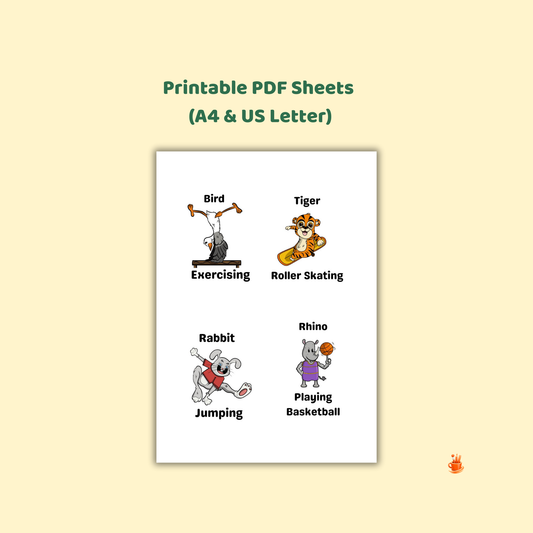 32 Printable Activity Flashcards