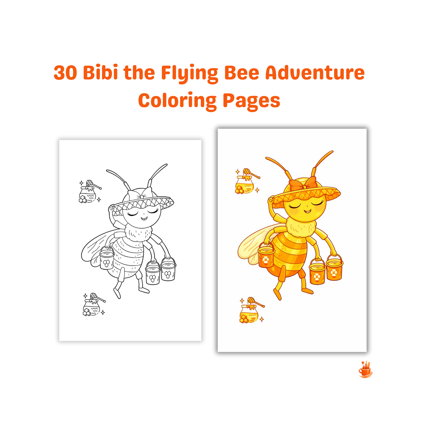 30 Bibi the Flying Bee Adventure Coloring Pages