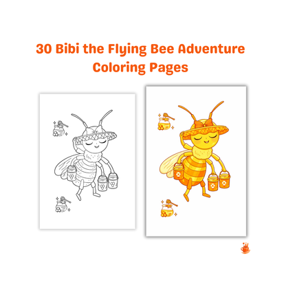 30 Bibi the Flying Bee Adventure Coloring Pages