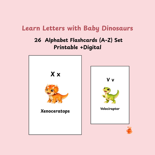 26 Baby Dinosaurs (A–Z) Set