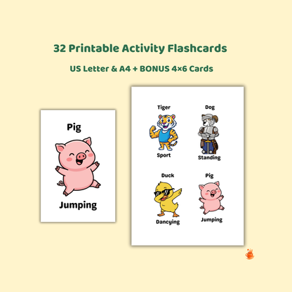 32 Printable Activity Flashcards