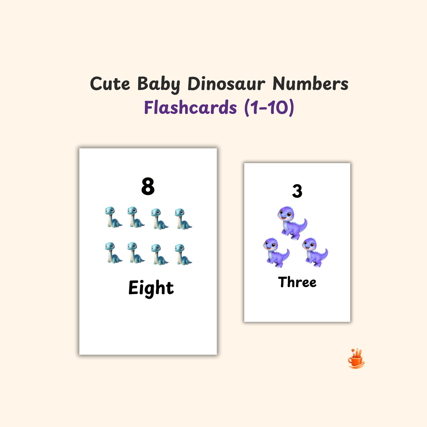 Baby Dinosaur Numbers (1–10)