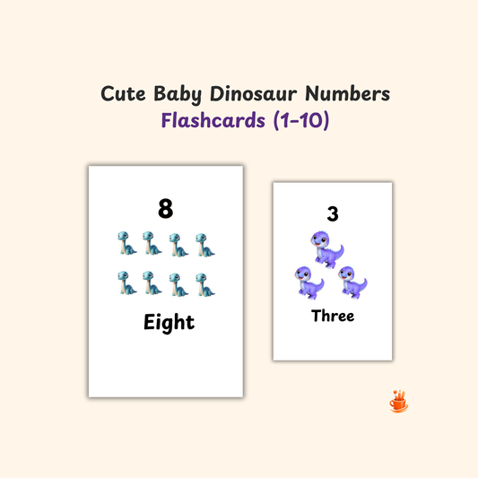 Baby Dinosaur Numbers (1–10)