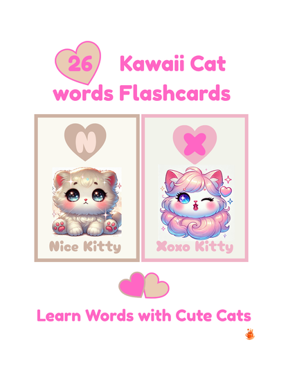 Kawaii Cat Learning Bundle
