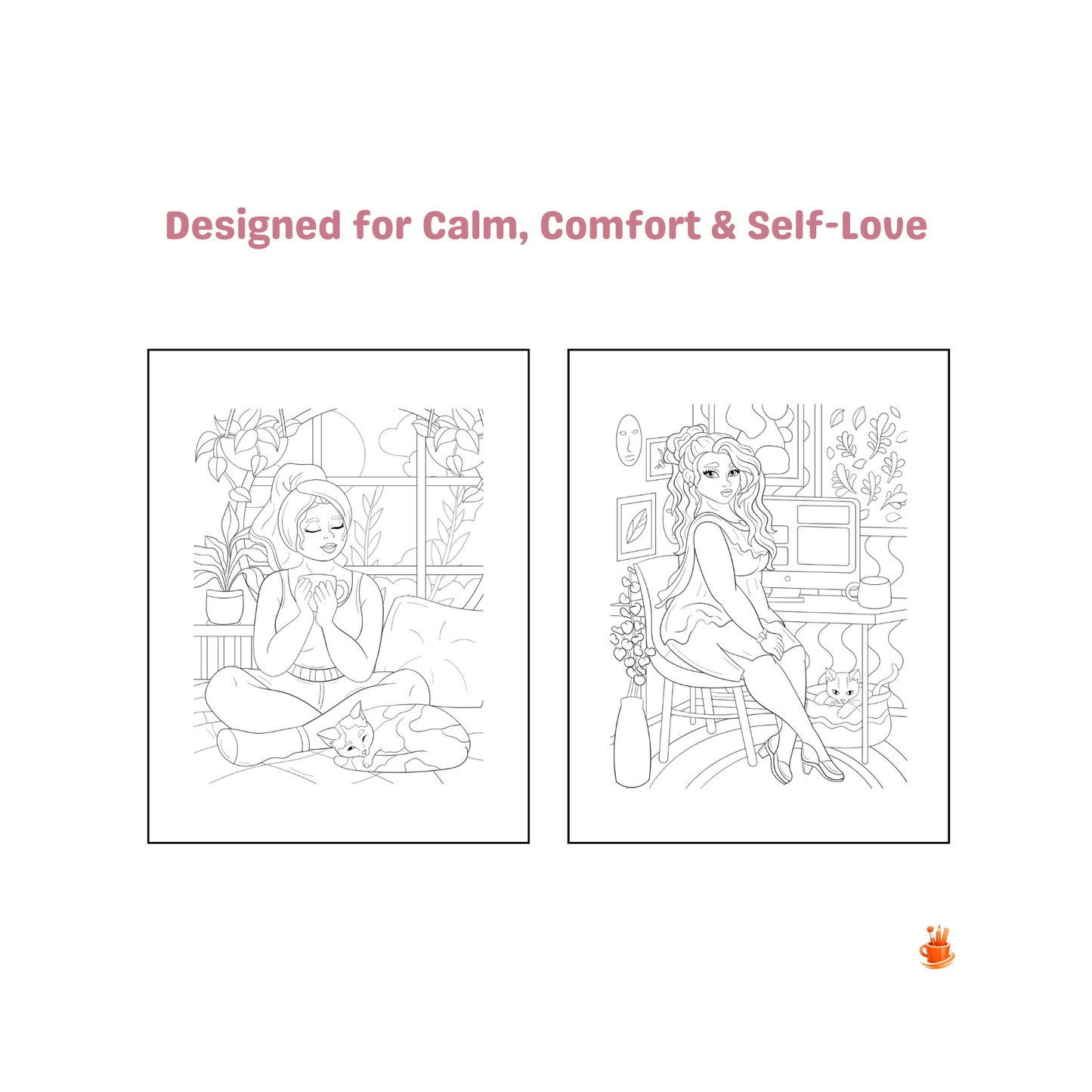 30 Charmene: Cozy Coloring Pages