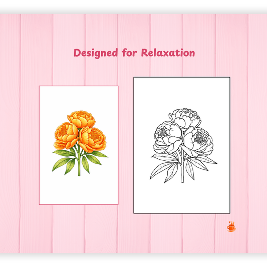 33  Relaxing Floral Coloring Pages