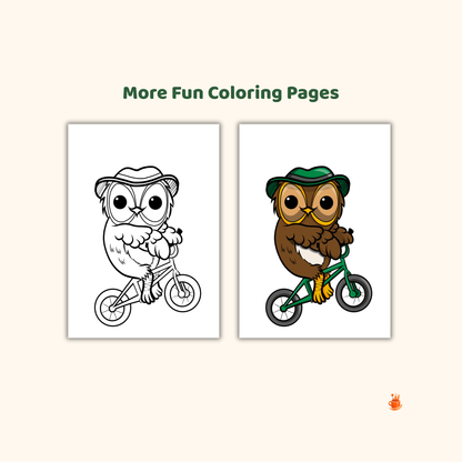30 Cute Animals Activity Coloring Pages for Kids