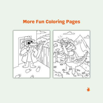 30 Mr Dino Adventure Coloring Pages