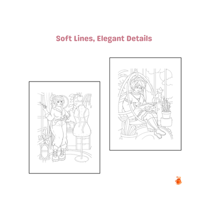 30 Charmene: Cozy Coloring Pages