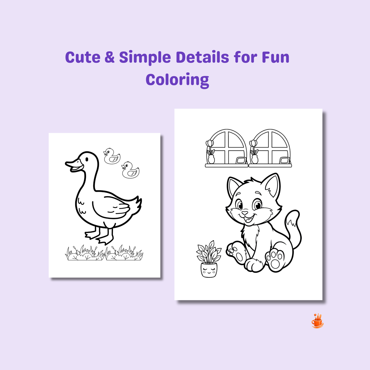 35  All About Cute & Fun Animals Coloring pages