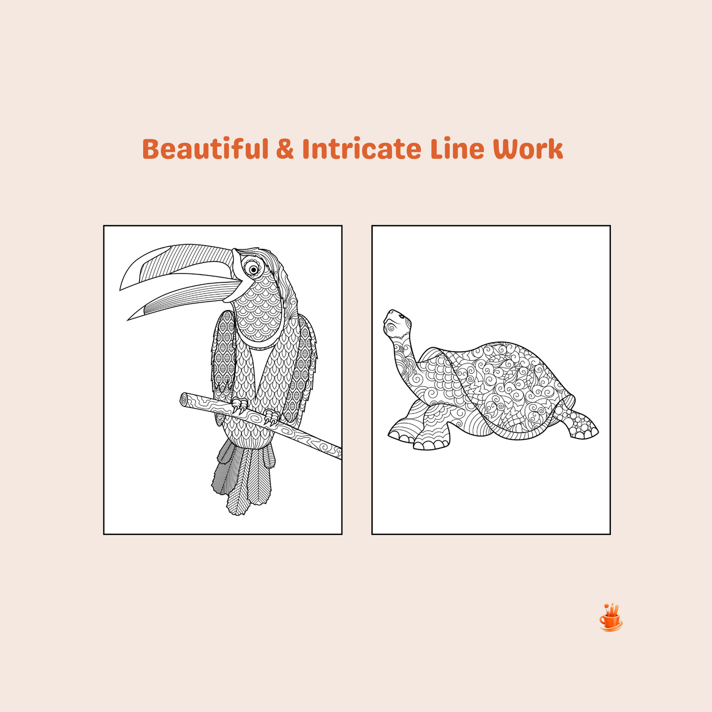 30 Mandala Animals Coloring Book