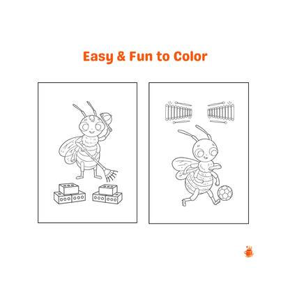 30 Bibi the Flying Bee Adventure Coloring Pages