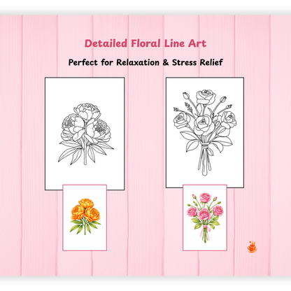 33  Relaxing Floral Coloring Pages