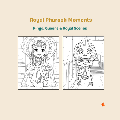 30  Little Pharaoh Adventures Coloring Book