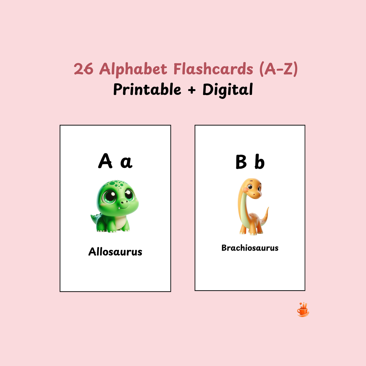 26 Baby Dinosaurs (A–Z) Set