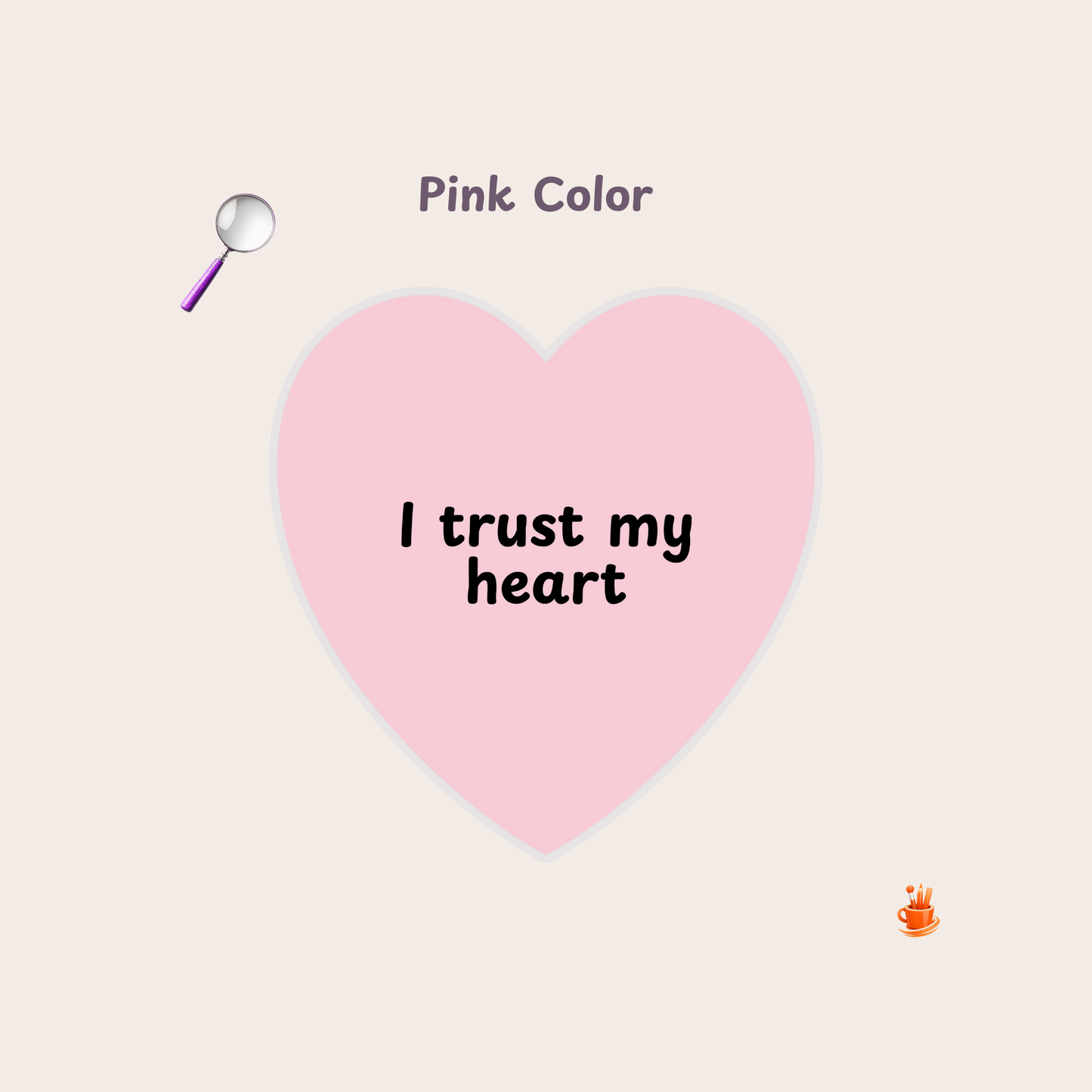 Affirmation Heart Stickers