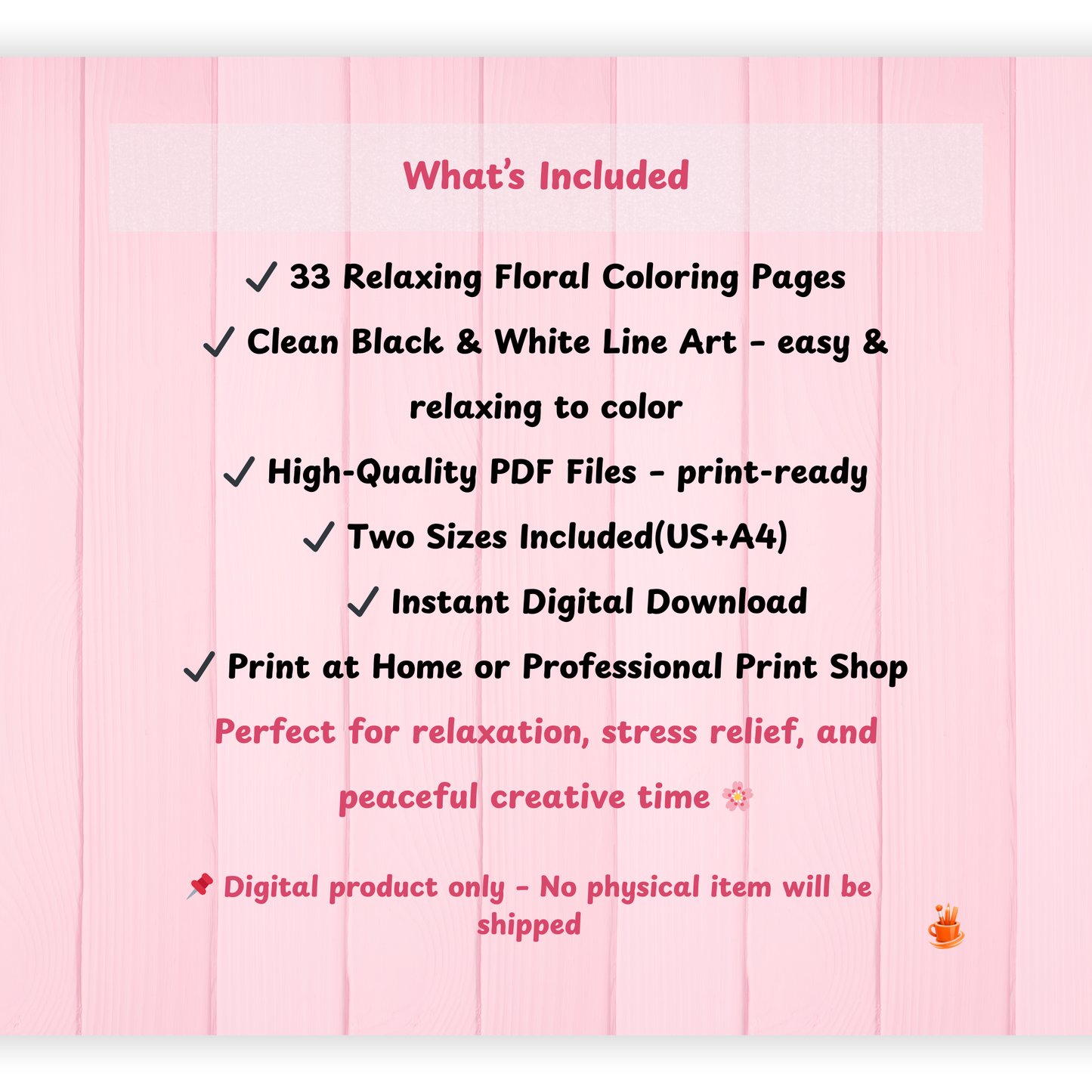 33  Relaxing Floral Coloring Pages