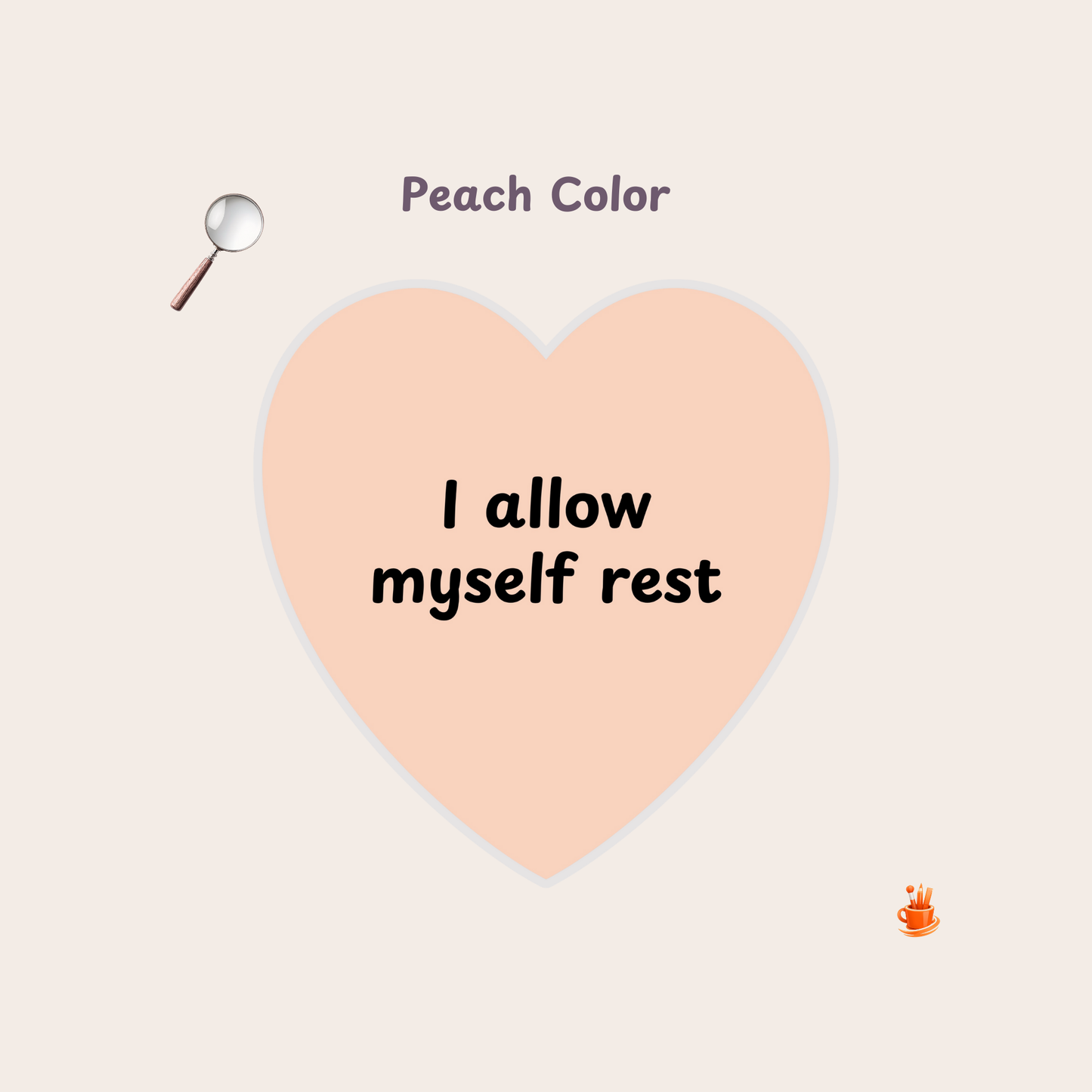 Affirmation Heart Stickers