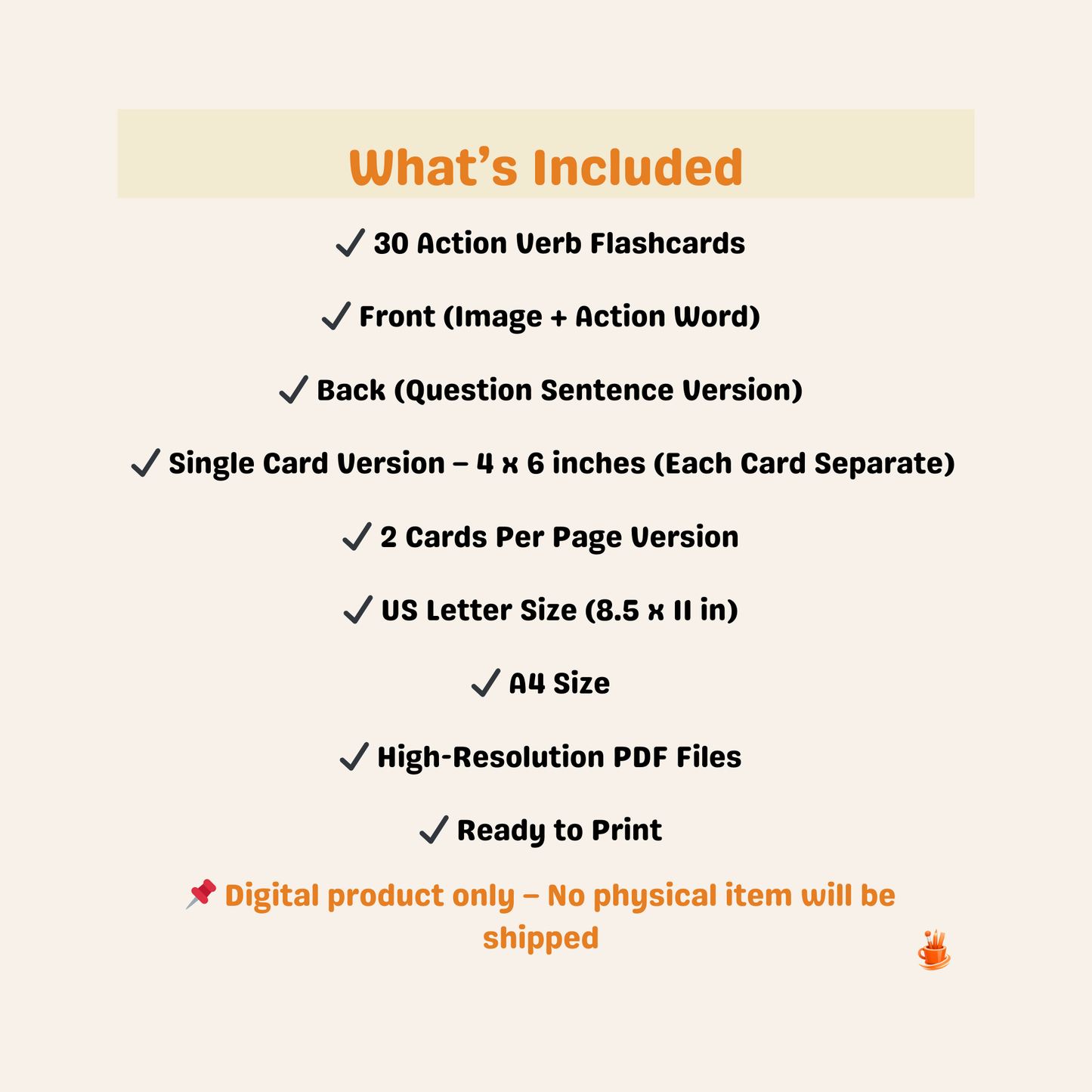 30  Printable Action Verbs Flashcards  What Is the Cat Doing?