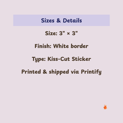 Sassy Black Cat Sticker 5 Set Bundle